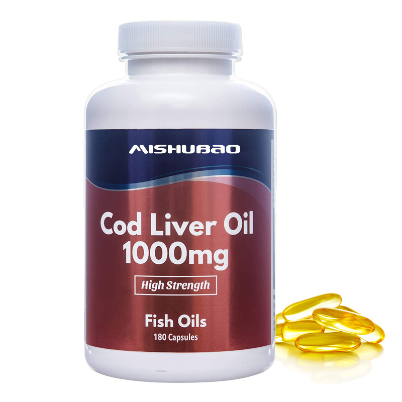 Private label cod liver oil softgel halaal anti-aging cod liver oil softgel capsules