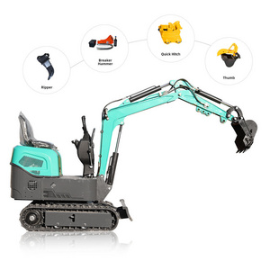 New Price 1 Ton Chinese Track Hoe Towable Import Small Amphibious Mini Excavator For Sale