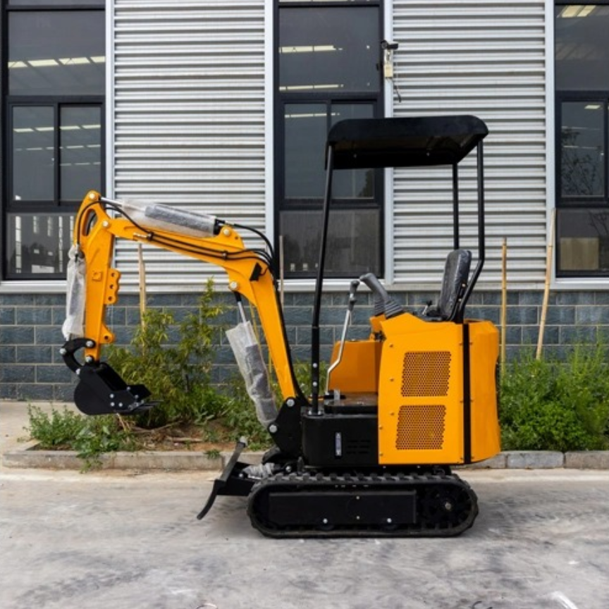 TX-15 Mini Hydraulic Crawler Small Size 1.5 ton Wheel Construction Backhoe Garden Household Farm Greenhouse Excavator