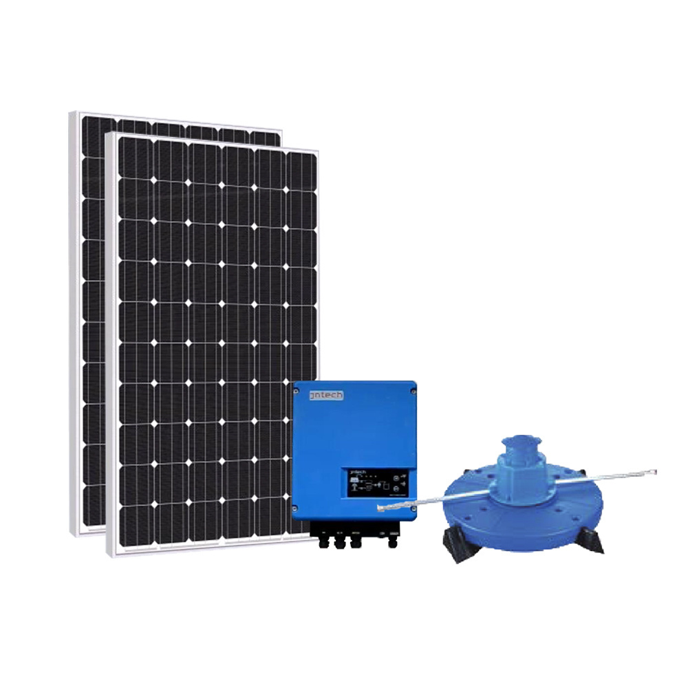 Solar Paddlewheel Aerator 2.2kw Fish Pond Solar Powered Impeller Paddle Wheel Aerat Environmental friendly 550w 750w 1.1kw 2.2kw