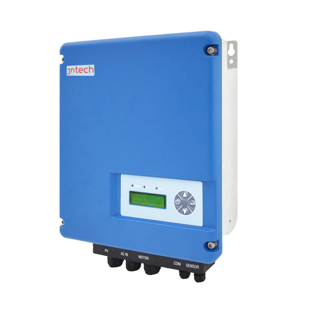 JNTECH Hybrid AC and Solar Input 7.5kW 3 phase solar pump inverter for solar irrigation