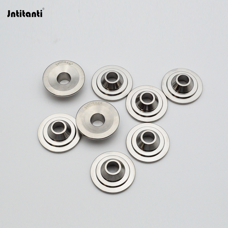 Jntitanti High Performance Custom Gr.5 Ti-6AL-4V Auto Engine Intake & Exhaust System Valve Spring Retainer Spring Seat