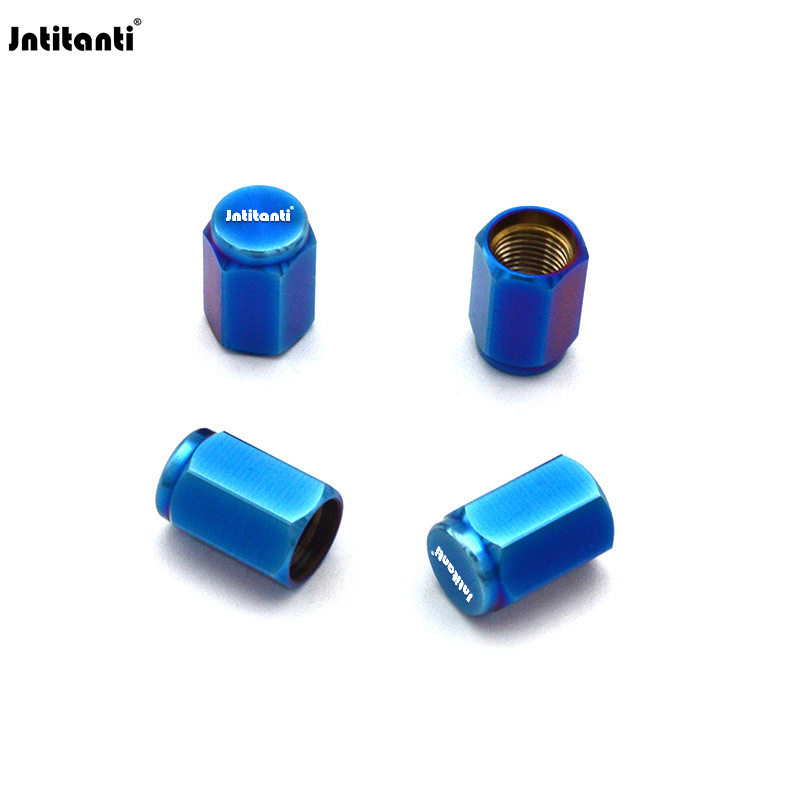 Jntitanti Custom color Gr.5 titanium Automobile Motorcycle Wheel Valve Stem