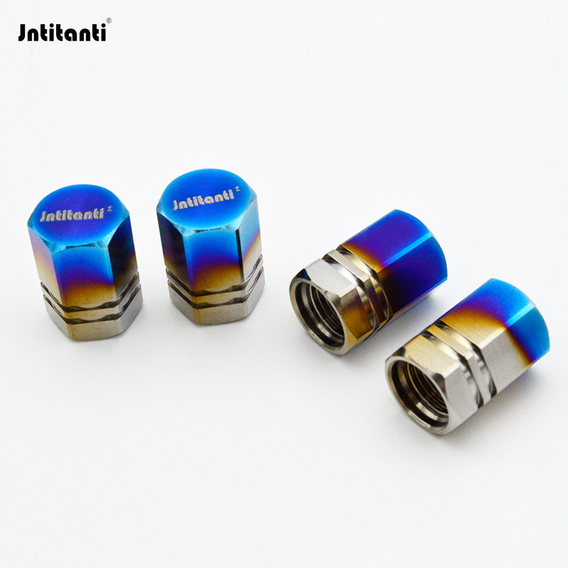 Jntitanti Custom color Gr.5 titanium Automobile Motorcycle Wheel Valve Stem