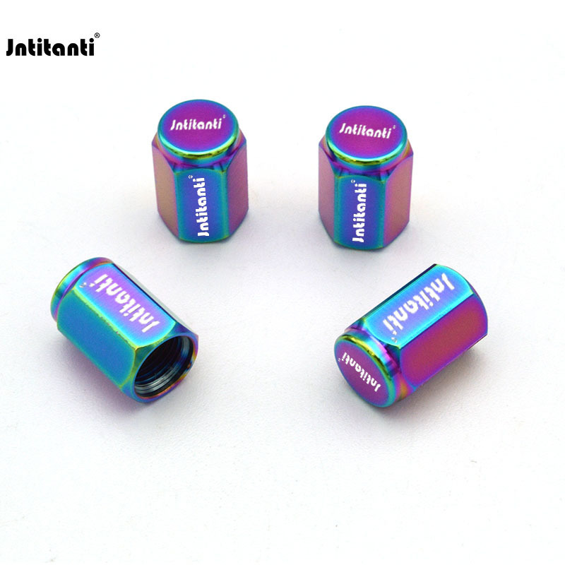 Jntitanti Custom color Gr.5 titanium Automobile Motorcycle Wheel Valve Stem