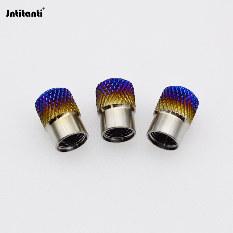 Jntitanti Custom color Gr.5 titanium Automobile Motorcycle Wheel Valve Stem