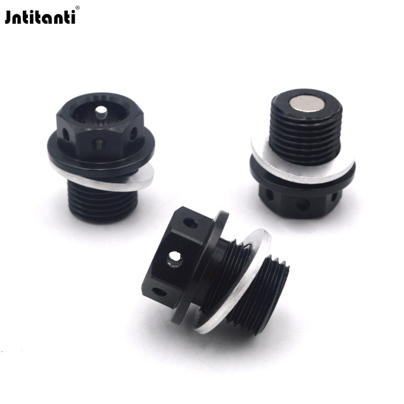 Aluminum Alloy Gear Oil Drain Plug with Powerful Magnetic M12x1.5/1.25/1.75 M14x1.5 M16x1.5 M18x1.5 M20x1.5 M24x1.5