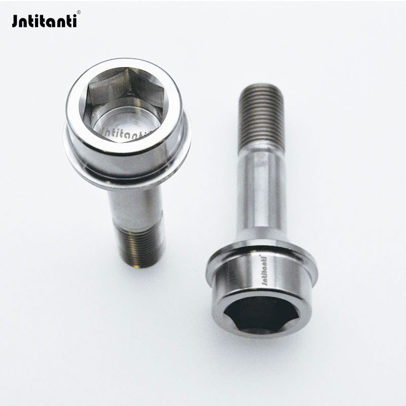 China factory 10.9 Grade High Performance Precision Light Weight Beautiful Gr.5 Titanium Alloy Auto Lug Bolts for Ferrari