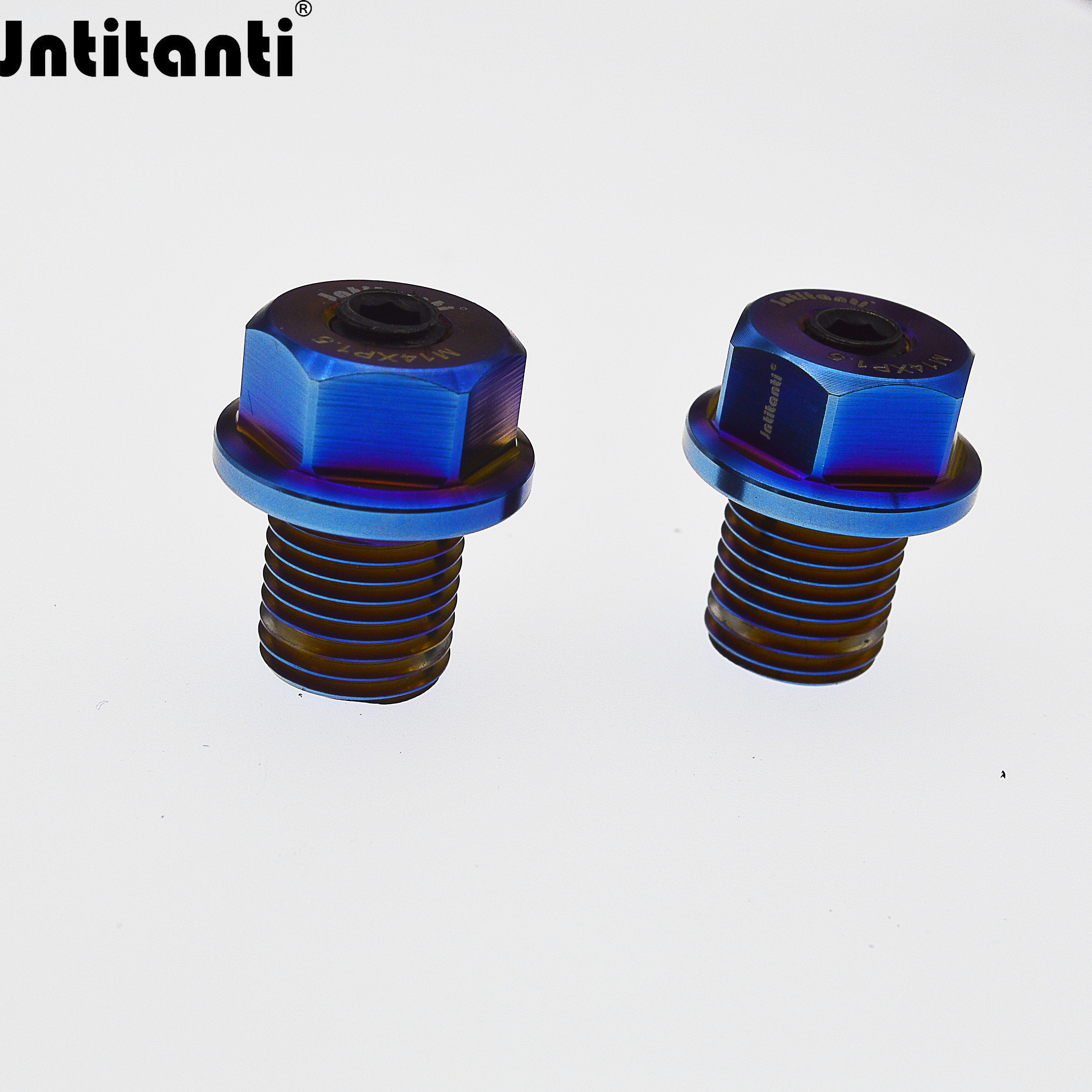 Blue Strong Magnetic Gr.5 Ti--6Al-4V Auto Engine Oil Drain Plug M12*1.5/M12*1.25/M12*1.75M14*1.5/M16*1.5/M18*1.5/M20*1.5/24*1.5