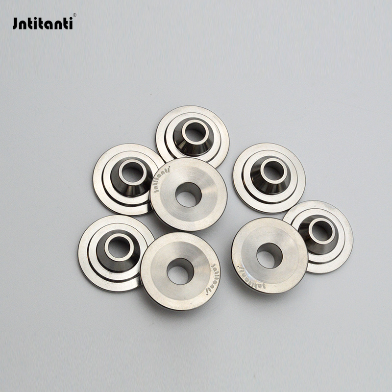 Jntitanti High Performance Custom Gr.5 Ti-6AL-4V Auto Engine Intake & Exhaust System Valve Spring Retainer Spring Seat