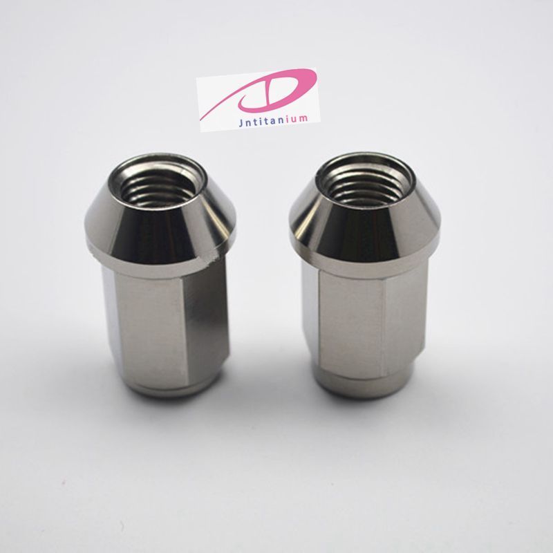 Custom general models of Gr5 titanium automobile wheel nut of M12*1.25*40mm