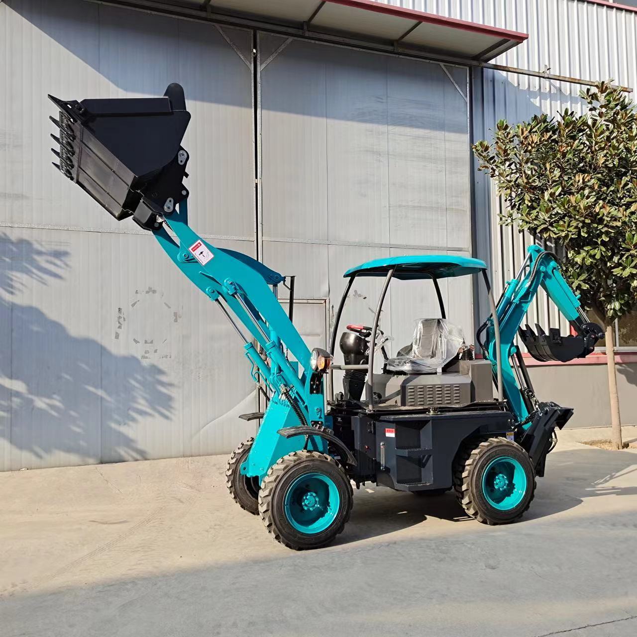 Chinese High Quality TH10-50 Mini Backhoe Excavator Loader Small Backhoe Loader Price Mini Backhoe Loader For Sale