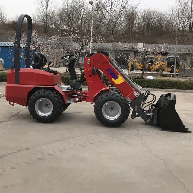 China garden tractor mini loader telescopic loader with bucket