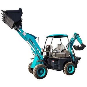 TH10-50 High quality  mini small tractor backhoe loader high capacity digger loader for sale