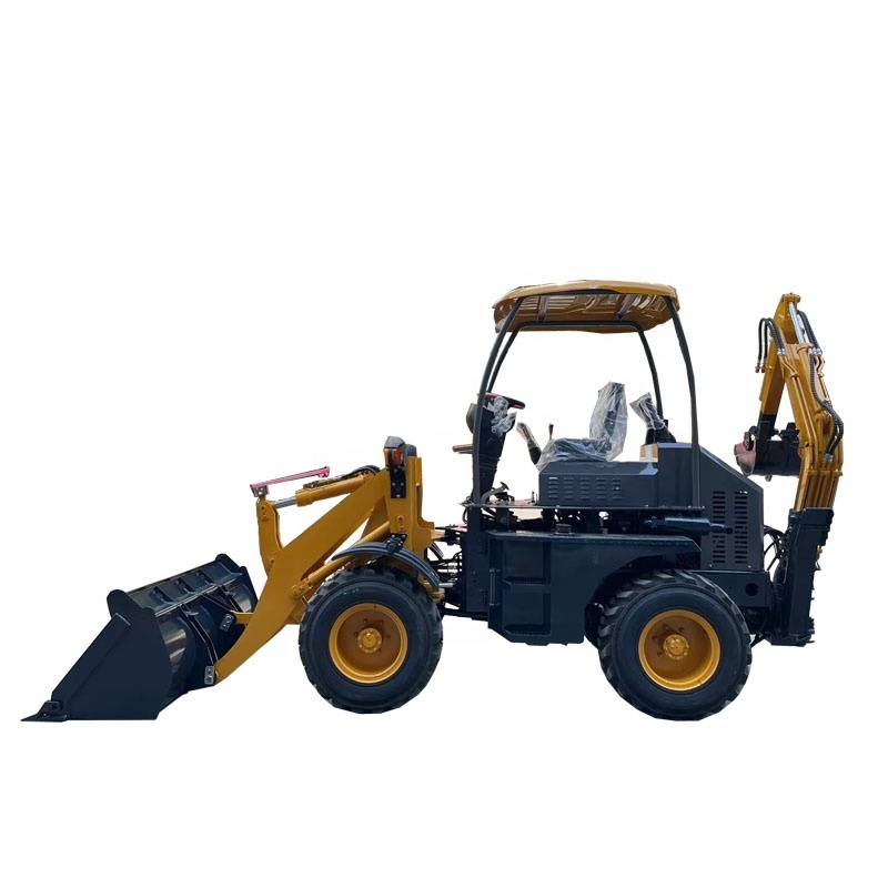 China compact small tractor backhoe loaders high quality mini wheel loader machine