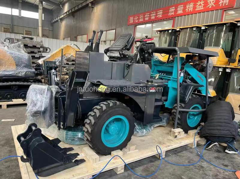 TH10-50 High quality  mini small tractor backhoe loader high capacity digger loader for sale