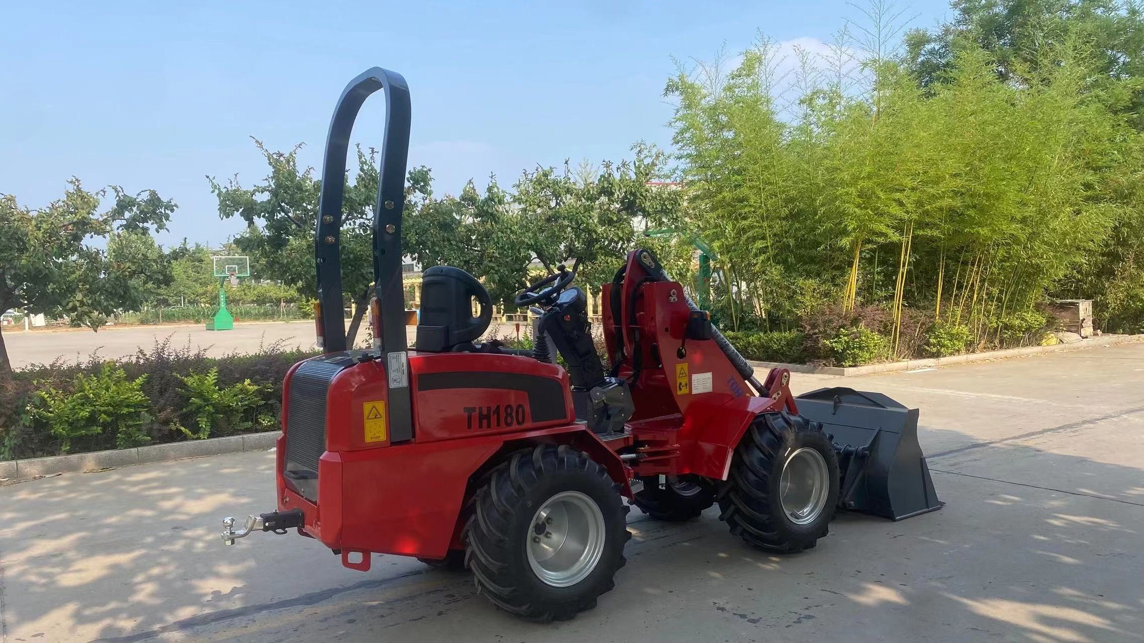 TH180 New Loader 1t 2t mini Wheel loader with CE mini front end tractor for sale