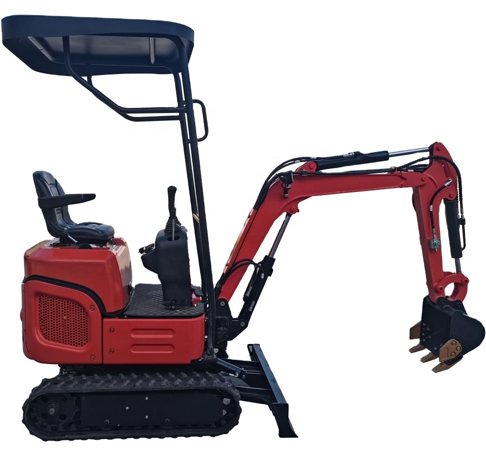 FREE SHIPPING mini small digger CE/EPA/EURO 5 China wholesale compact mini excavators hammer 1.2 ton prices for sale