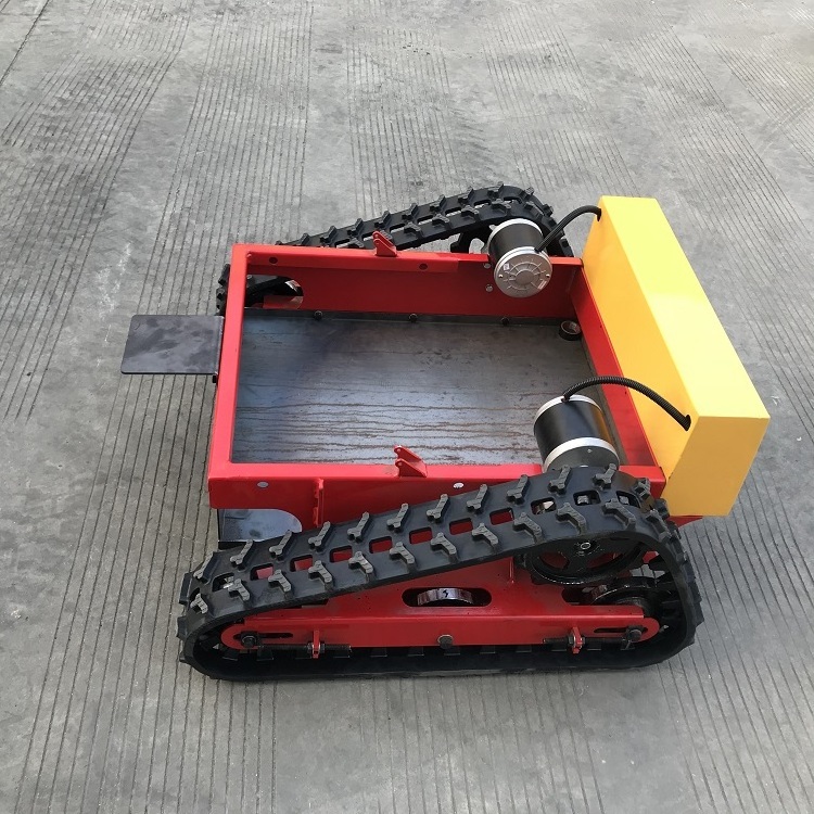 Small Crawler Dumper Truck chassis rubber tracked chassis platform excavator tracked rubber track crawler chassis