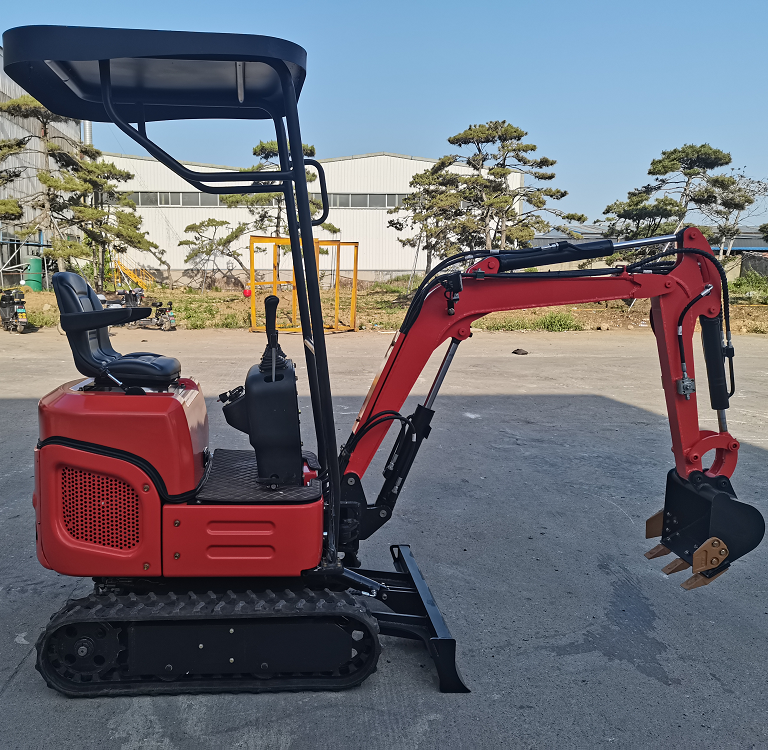 Small Engineering 1 Ton 2 Diesel Excavator Multifunctional Mini Excavator bagger