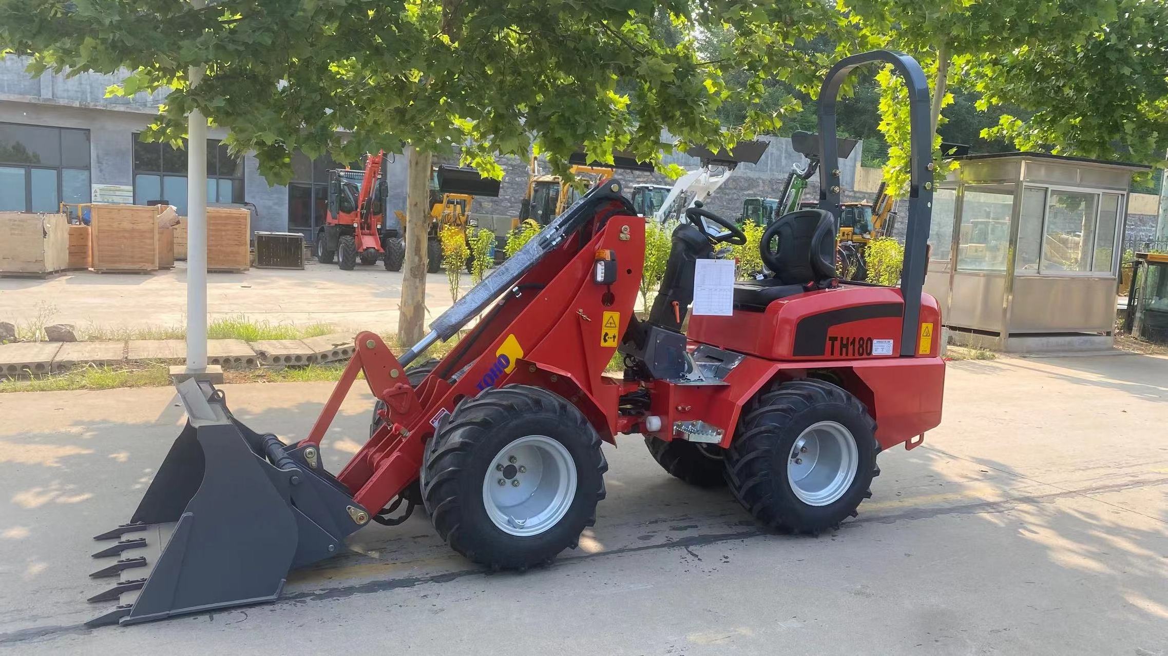 TH180 New Loader 1t 2t mini Wheel loader with CE mini front end tractor for sale