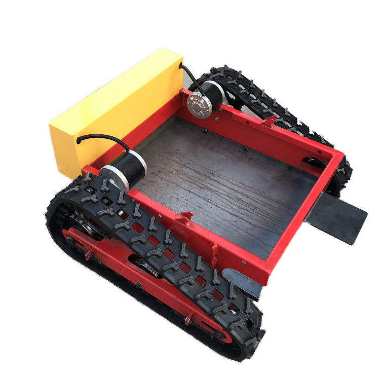 Small Crawler Dumper Truck chassis rubber tracked chassis platform excavator tracked rubber track crawler chassis