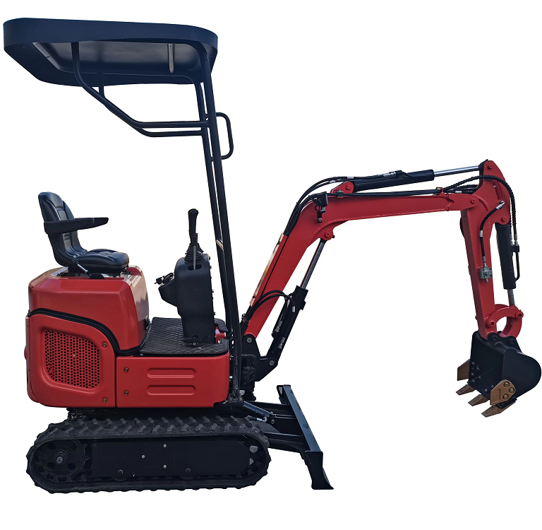 Small Engineering 1 Ton 2 Diesel Excavator Multifunctional Mini Excavator bagger