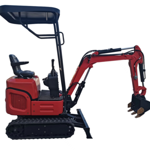 Small Engineering 1 Ton 2 Diesel Excavator Multifunctional Mini Excavator bagger