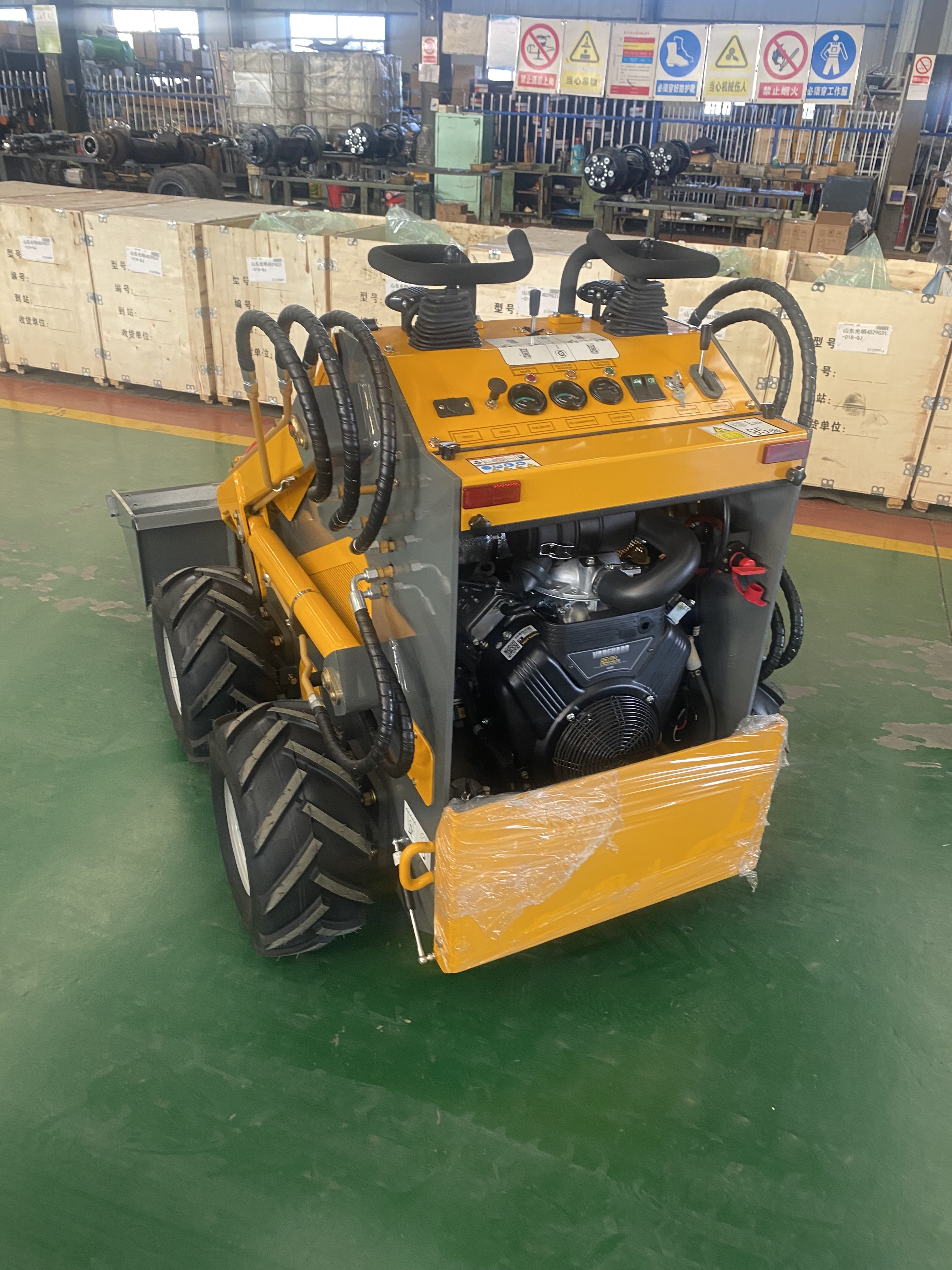 Mining machinery parts Mini Skid Steer Loader On Tracks Cheap Price Rubber Tracked Undercarriage