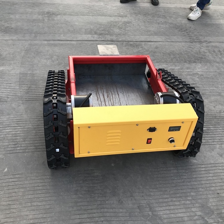 Small Crawler Dumper Truck chassis rubber tracked chassis platform excavator tracked rubber track crawler chassis