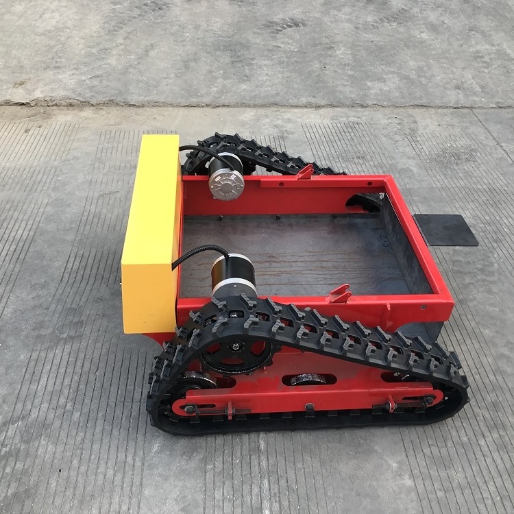 Small Crawler Dumper Truck chassis rubber tracked chassis platform excavator tracked rubber track crawler chassis