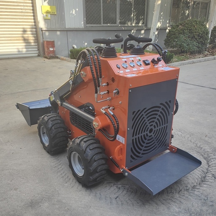 TOHO 1.0 ton mini Skidsteer Skid Steer Loader with Multi-function Attachment