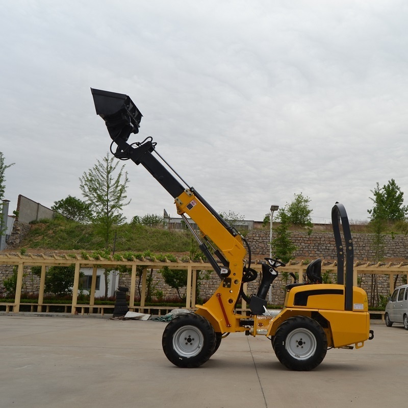 China garden tractor mini loader telescopic loader with bucket