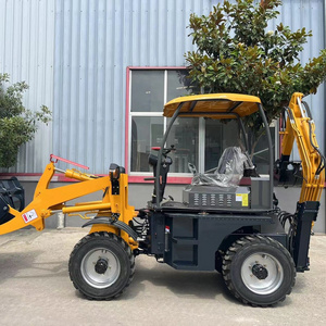 Free Shipping Mini Tractor Backhoe Loader Small Backhoe 4x4 with Attachment Backhoe Automation for Sale