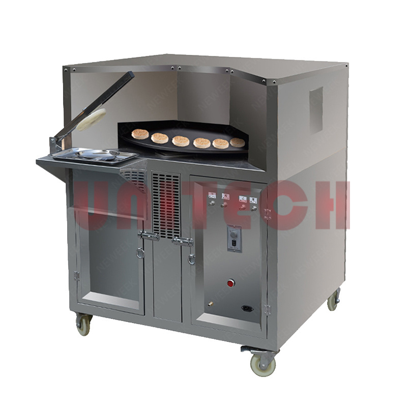 Industrial chapati arabic pita rofco roti pizza bread making baking oven machine for commercial bread