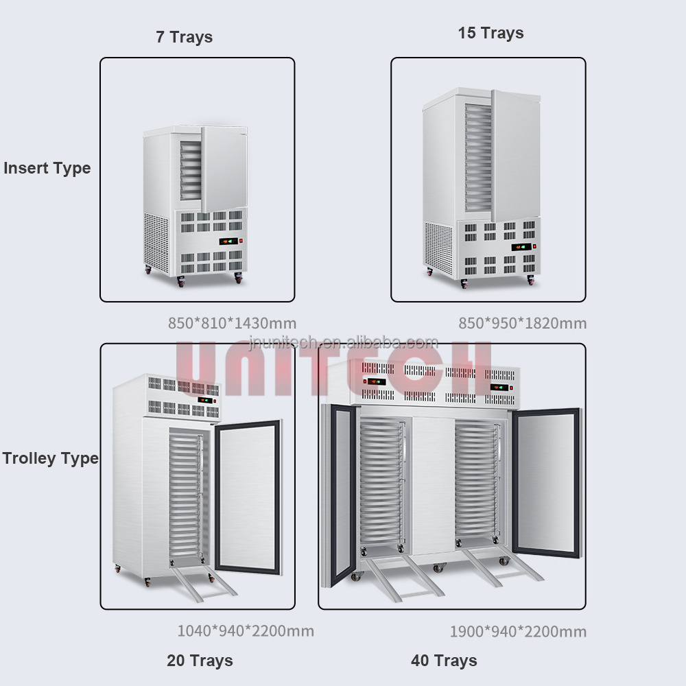 -45/-60/-80C Congeladores quick freezing machine blast freezer plate blast air/blast freezer machine