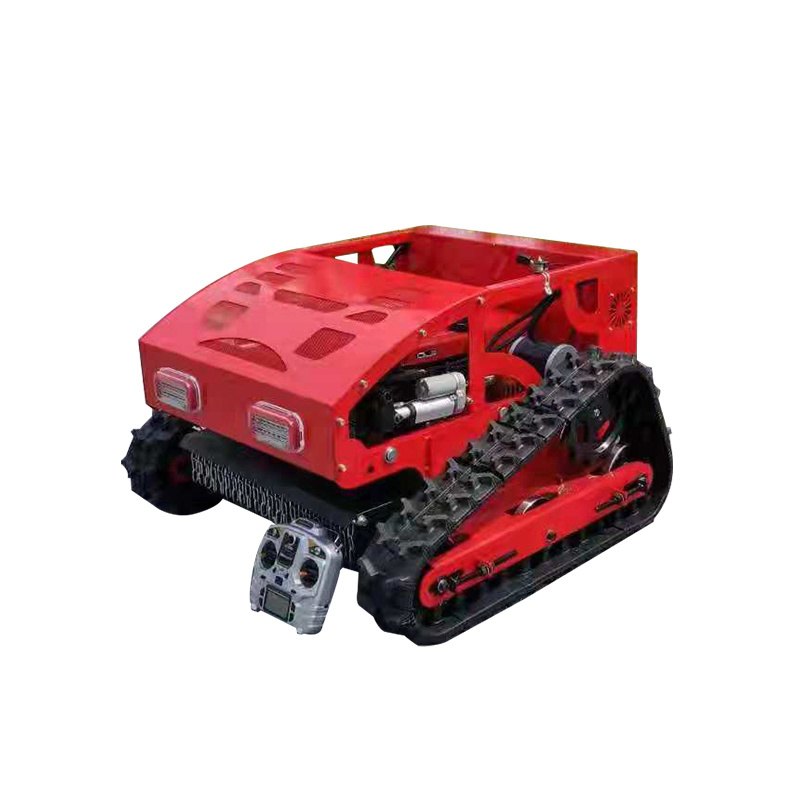 Gasoline Engine Cordless Capacity Mowers Mounted Grass Cutter Lawn Mower Multifunctional Remote Control Crawler Lawn Mower