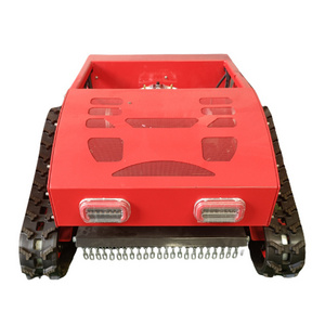 Factory Wireless Control Gasoline Lawn Mowing Machine Truck Remove Mini Cat Control Lawn Mower