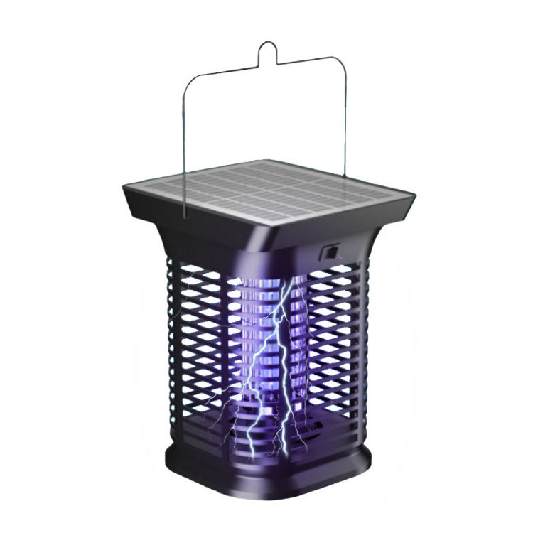 Outdoor solar mosquito swatter lamp mosquito lamp uv led light