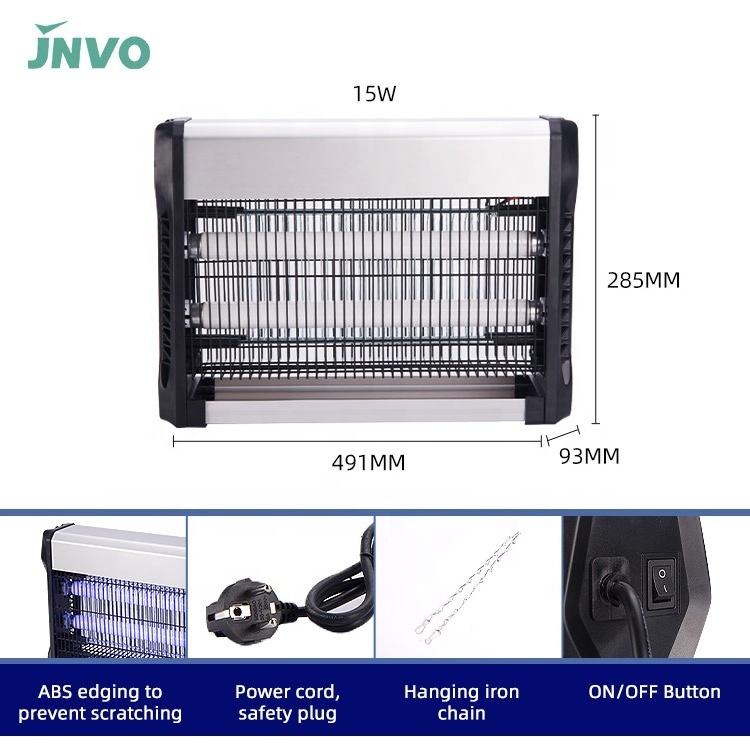 110v 220v indoor bug zapper led 20w electric shock pest control insect killer light mosquito lamp