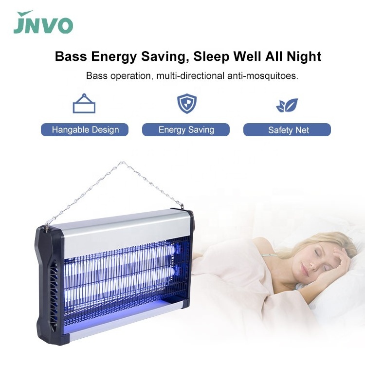 JNVO 110v 220v fly trap Indoor pest control equipment electric shock bug zapper led mosquito killer lamp