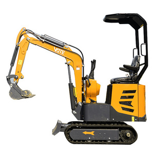 EPA Mini Excavator 1 Ton For Sale Hydraulic escavatore Small Digger Prices pelle EURO 5 minibagger 1000kg 1 Ton Mini Excavators