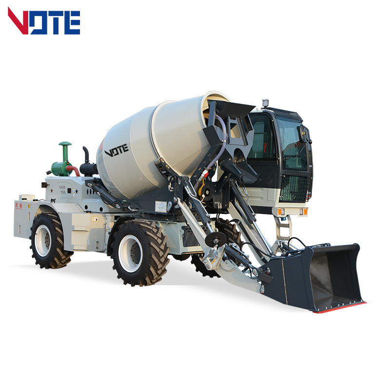 Small 2.6 Cubic Meter Mobile Self Loading Concrete Mixer Truck Self Punking Mobile Concrete Mixer Trucks Manufacturer Provided