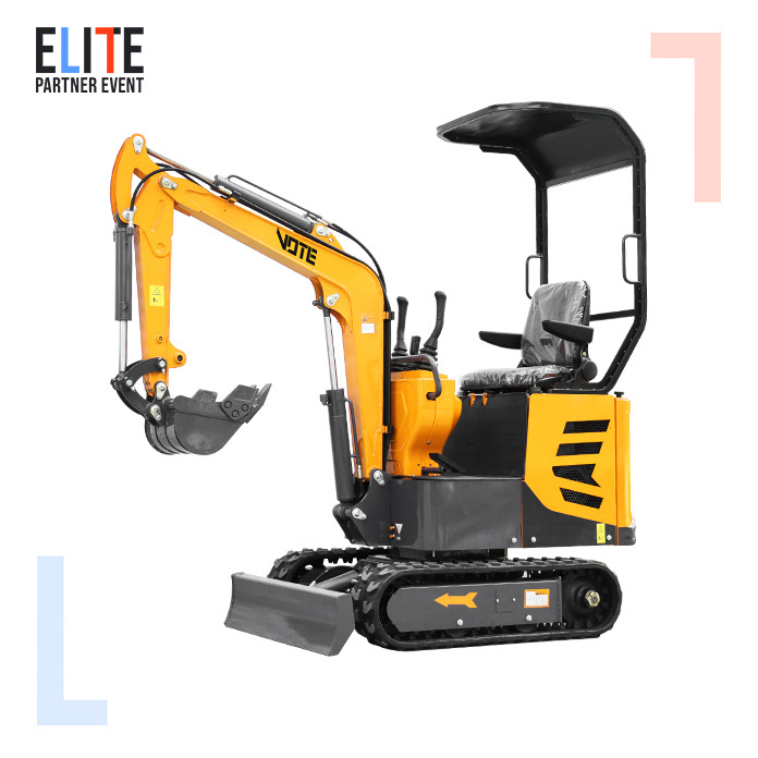 EPA Mini Excavator 1 Ton For Sale Hydraulic escavatore Small Digger Prices pelle EURO 5 minibagger 1000kg 1 Ton Mini Excavators