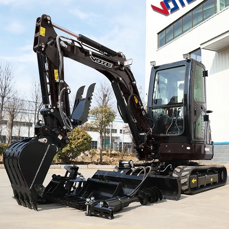 Free Shipping Mini Excavator farm 3.5 Ton Kubota Hydraulic  Multifunction Crawler Digger EPA Mini Digger 1tons Excavators 2 Ton