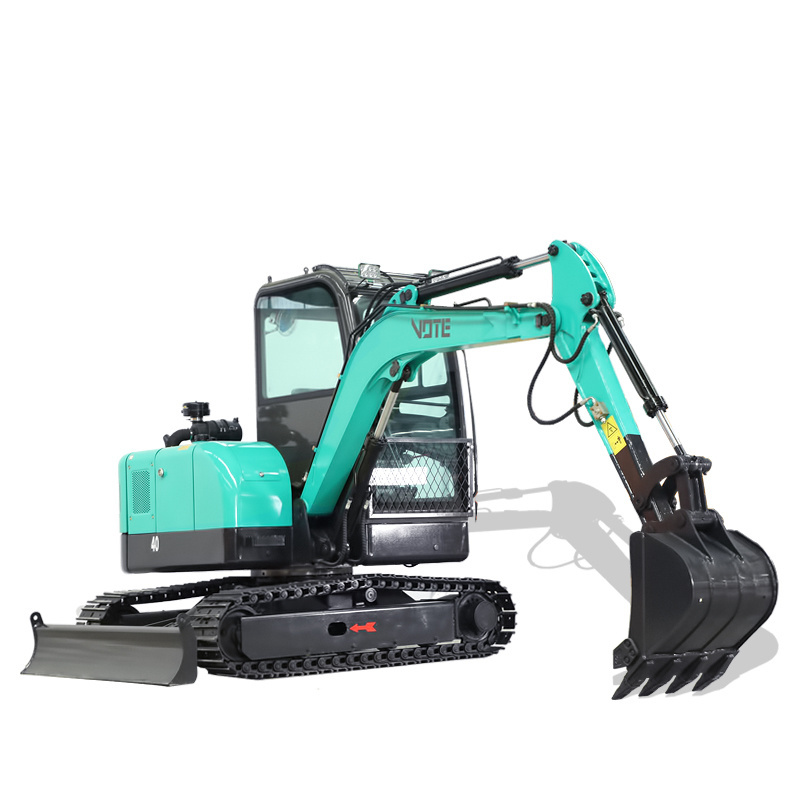 Hot mini excavator 4 ton Multifunction mini digger Hydraulic crawler excavator Private orchard excavator heavy equipment