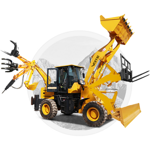 mini towable backhoe selling a used backhoe loader