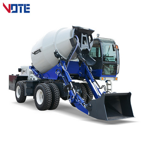 Small 2.6 Cubic Meter Mobile Self Loading Concrete Mixer Truck Self Punking Mobile Concrete Mixer Trucks Manufacturer Provided