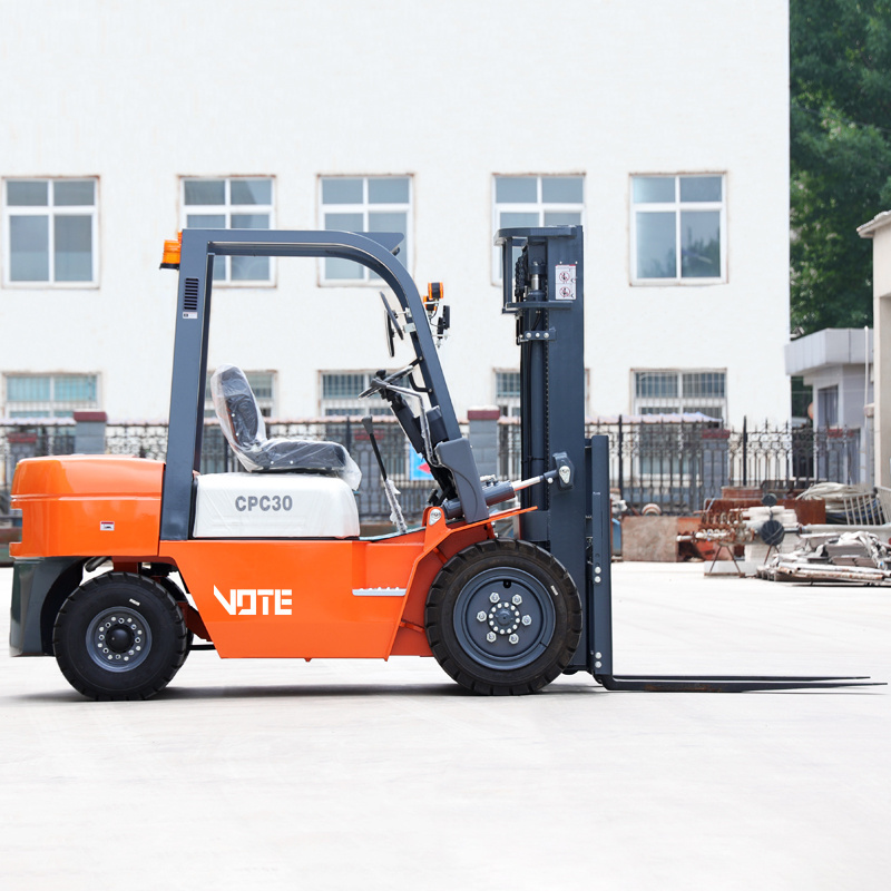 Forklift off-road all-terrain forklift 6M powerful handling equipment suitable for various terrains diesel hydraulic forklift