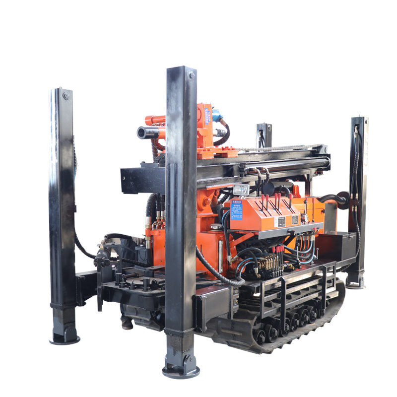 Crawler Mounted Mining Drilling Rig Portable Water Well Drilling Rig For Sale